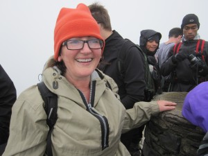 Barbara at the summit