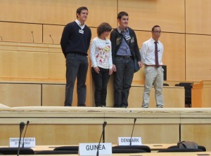 Children at Geneva Event